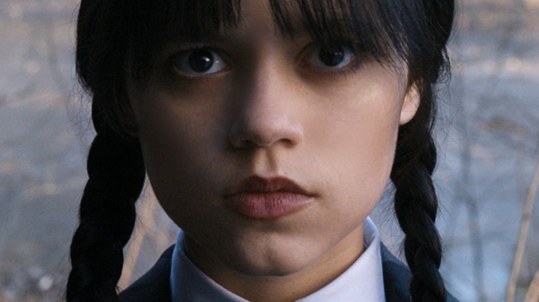 Close-up of Wednesday Addams