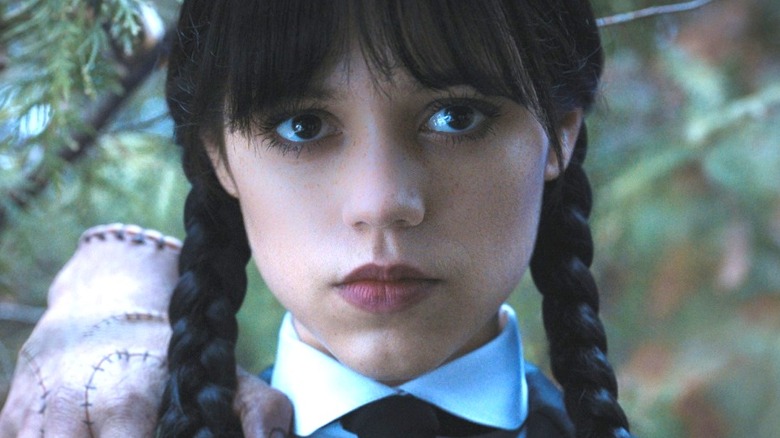 Wednesday Addams facing forward