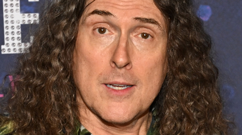 Weird Al Yankovic raising his eyebrows