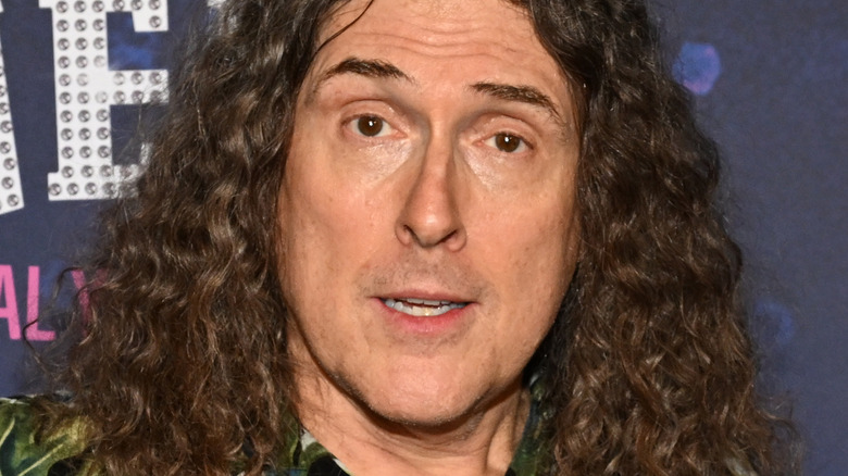 "Weird Al" Yankovic raising an eyebrow