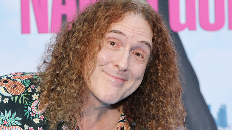 Weird Al on the red carpet for the LA premire of 