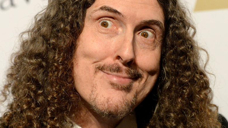 Weird Al Yankovich smiling