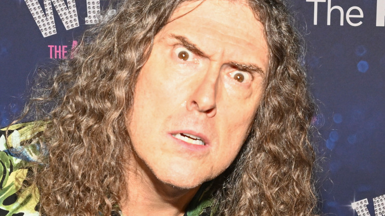 Weird Al mugging at the premiere of Weird