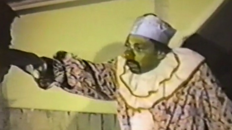 Man dressed as a clown