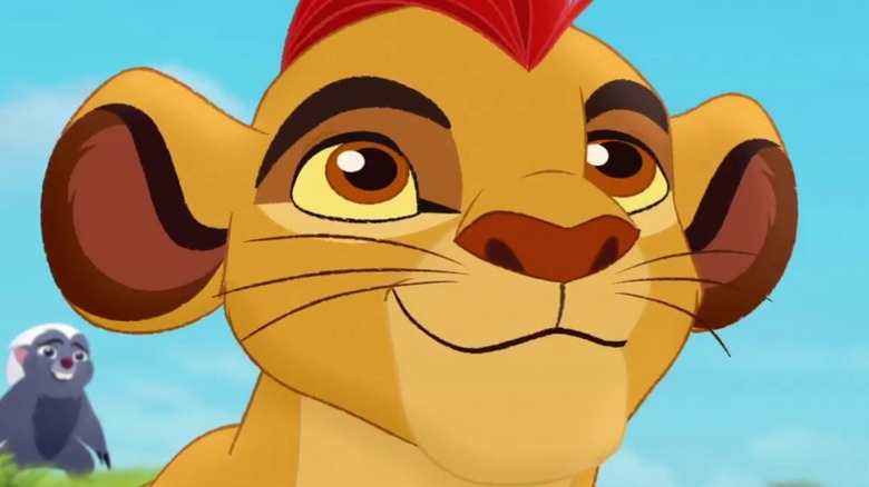 The lion guard close up