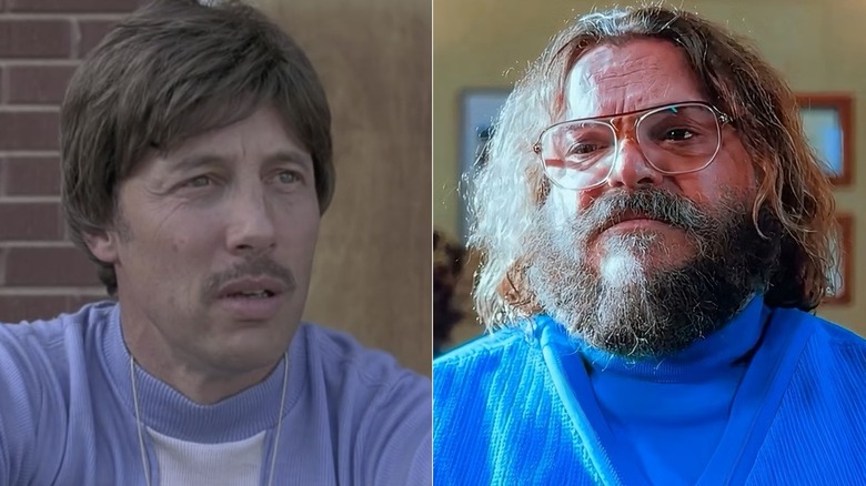 Uncle Rico looking troubled (left); Steve looking sad in glasses (right)