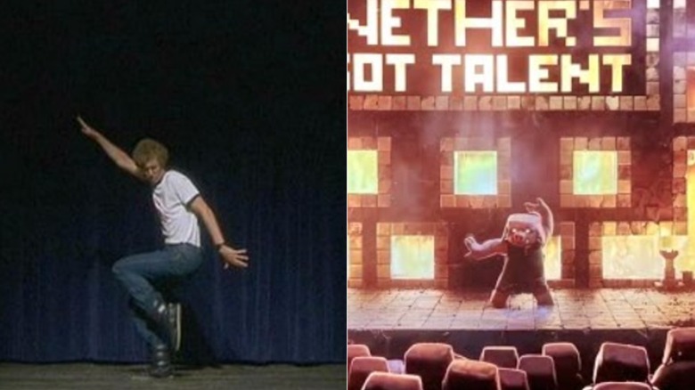 Napoleon dancing (left); Malgosha dancing (right)