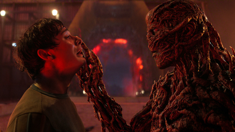 Vecna touching Will's face in Stranger Things