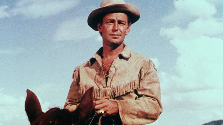 Shane on horseback in "Shane"