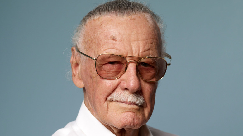 Stan Lee posing