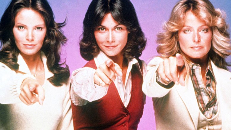 Jaclyn Smith, Kate Jackson, and Farrah Fawcett in Charlie's Angles promo