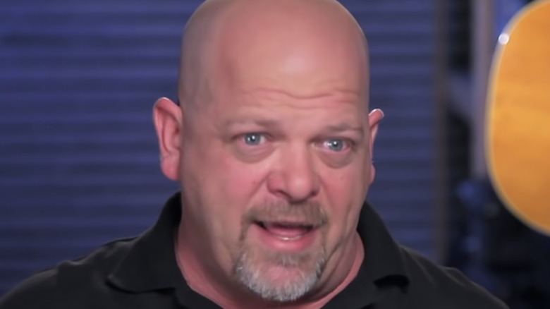 Rick Harrison looking unhappy