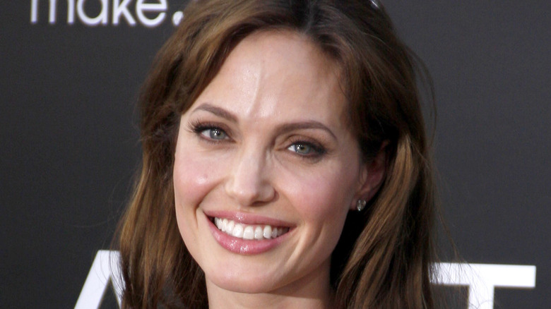 Angelina Jolie smiling