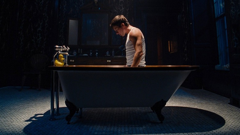 Oliver in bathtub