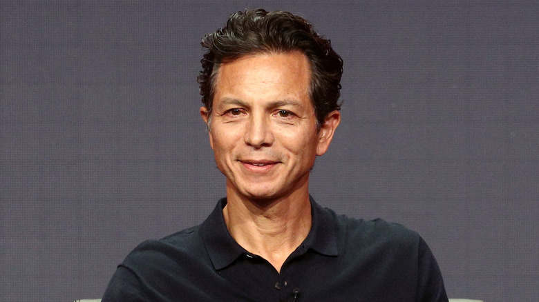 Benjamin Bratt speaking at event