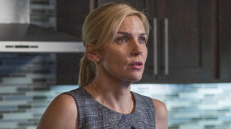 Rhea Seehorn talking in Better Call Saul