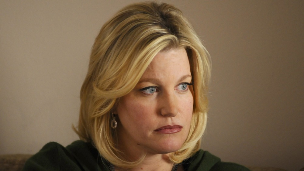 Skyler White looking concerned