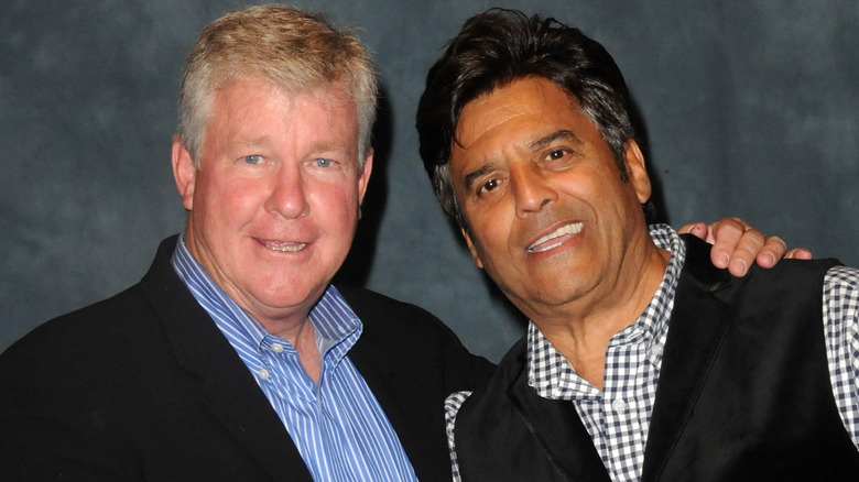 Larry Wilcox, Erik Estrada smiling