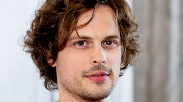 Matthew Gray Gubler posing