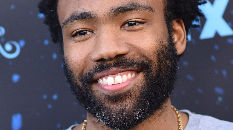 Donald Glover at event smiling