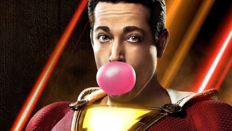 Zachary Levi Shazam bubblegum