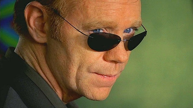 Horatio Caine wearing sunglasses in CSI: Miami