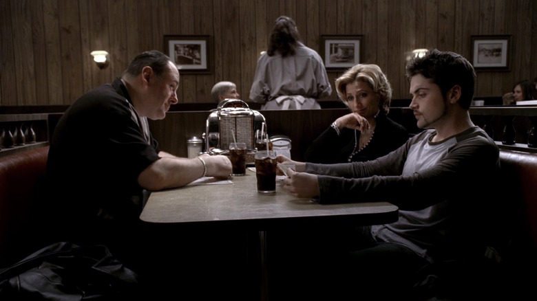 The Sopranos out for dinner