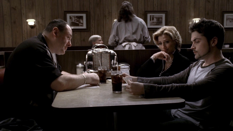 The Sopranos out for dinner