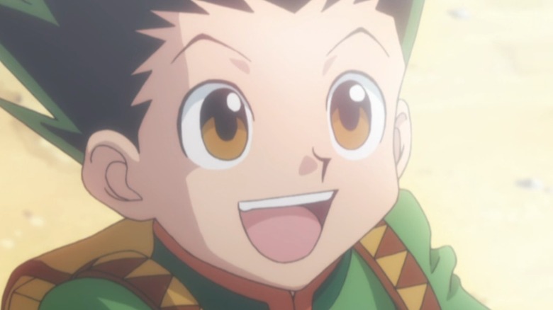 Gon Freecss looks excited