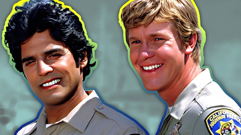 Ponch and John smiling