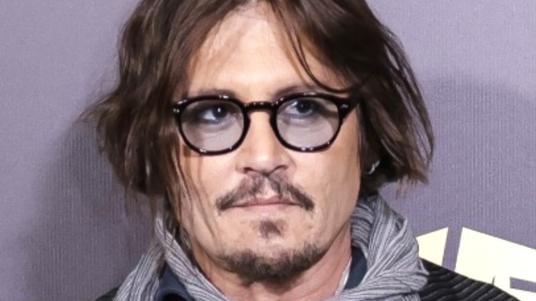 Johnny Depp in closeup 