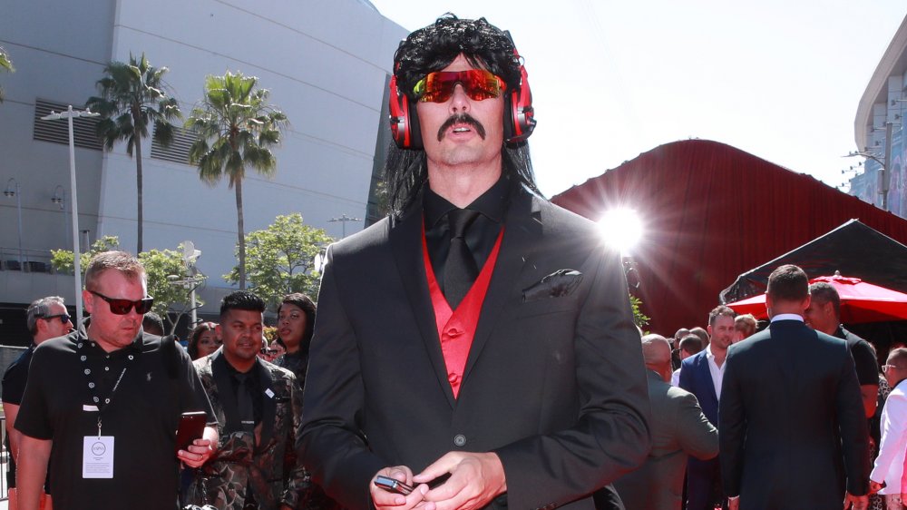 Dr. Disrespect red carpet