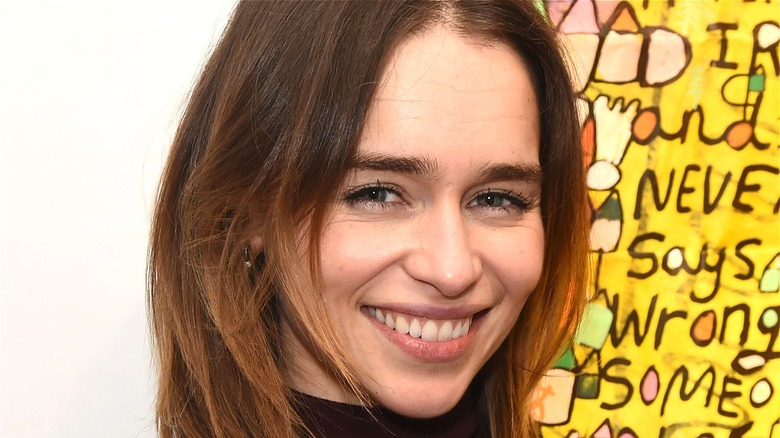 Emilia Clarke smiling