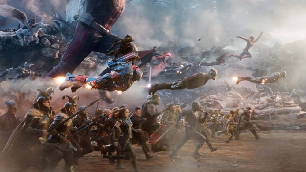 Avengers charge into battle in the thrilling conclusion of the Infinity Saga