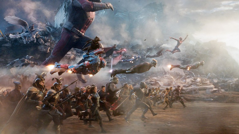 Avengers charge into battle in the thrilling conclusion of the Infinity Saga