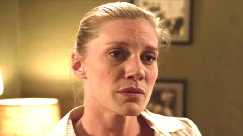 Katee Sackhoff Vic Moretti concerned