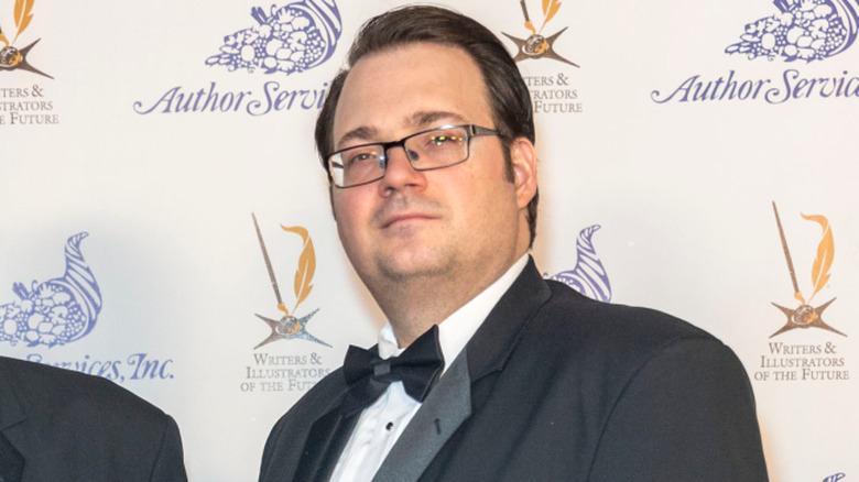 Brandon Sanderson at the Atlanta Film Festival in Atlanta, Georgia in 2023.
