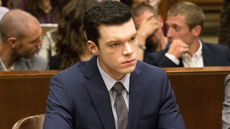 Ian Gallagher sitting in court