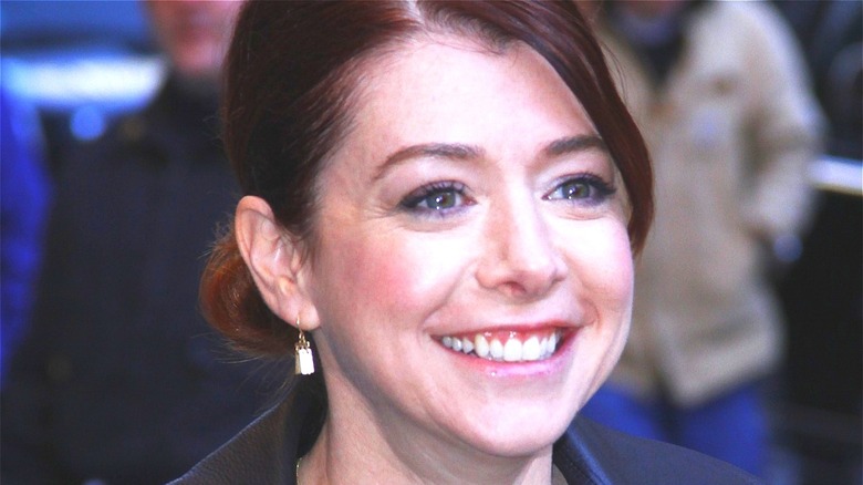 Alyson Hannigan smiling