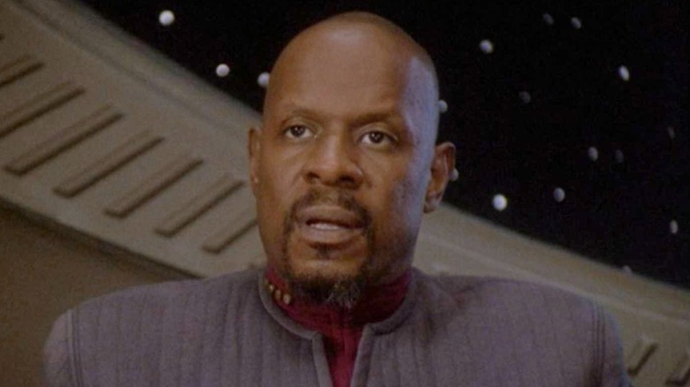 Captain Benjamin Sisko speaking