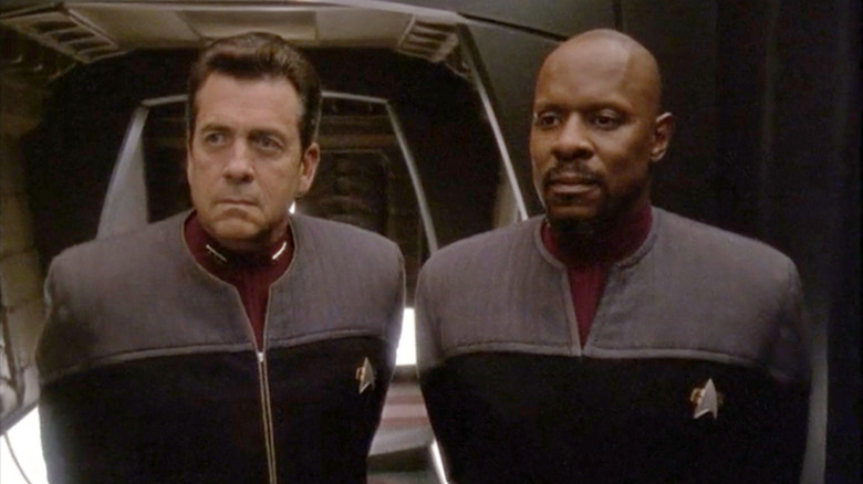 Captain Sisko in hallway