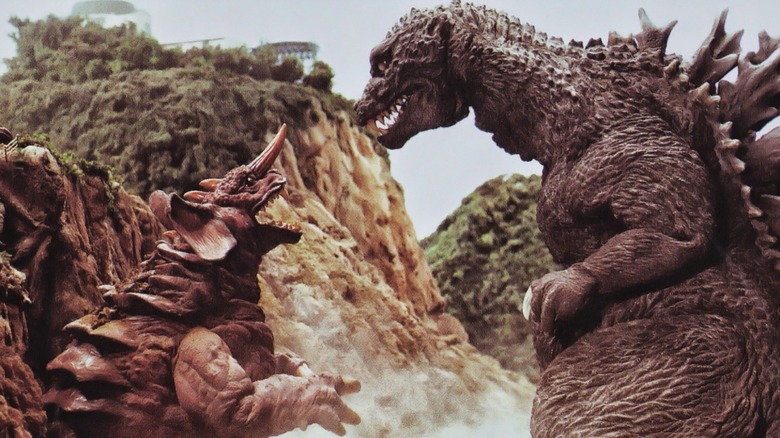 Godzilla faces Baragon