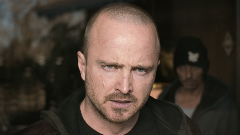 Jesse Pinkman with scars on his face