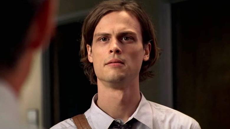 Spencer Reid wearing a tie