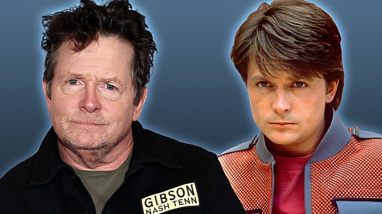 Michael J. Fox and Marty McFly