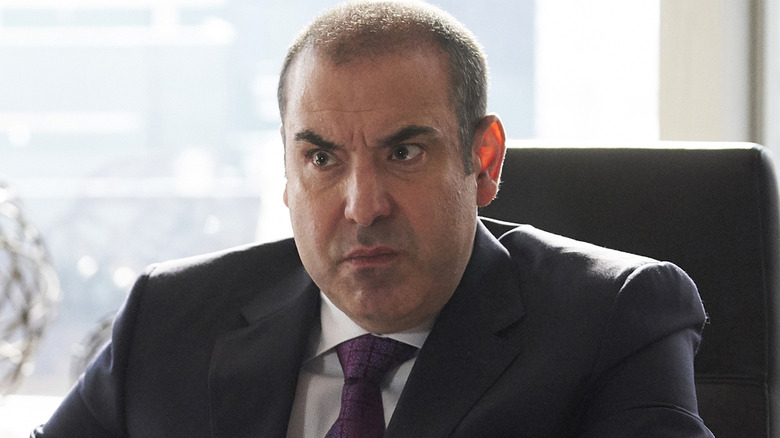 Louis Litt looking angry