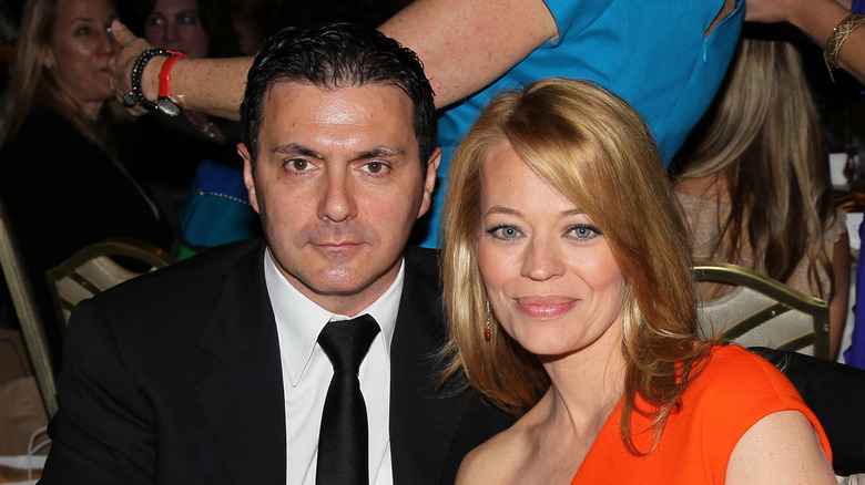Jeri Ryan with her chef husband Christophe Émé