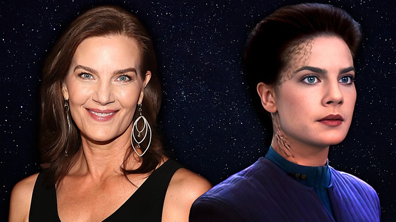 Terry Farrell and Jadzia Dax