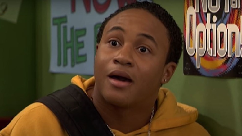 Orlando Brown staring wordlessly