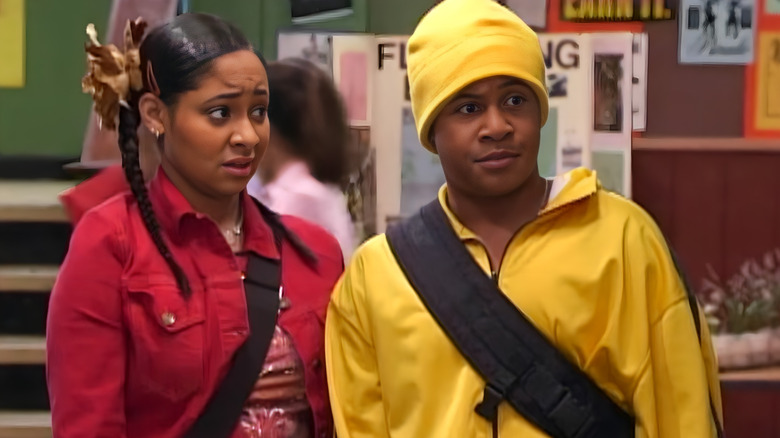 Raven and Eddie looking confused